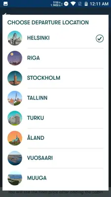 Tallink & Silja Line android App screenshot 1