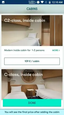 Tallink & Silja Line android App screenshot 3