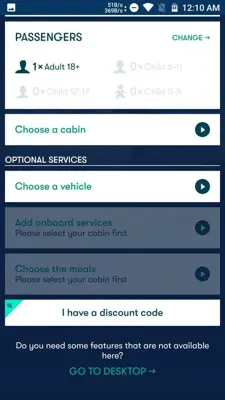 Tallink & Silja Line android App screenshot 7